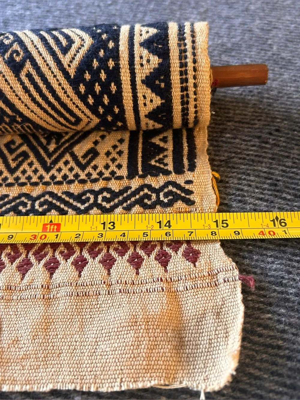Antique Handwoven Kain Kapal/Tampan Tribal Textile #0425263